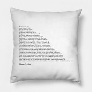Thomas Pynchon Quotes Pillow