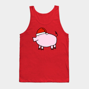 Santa Pig Tank Top