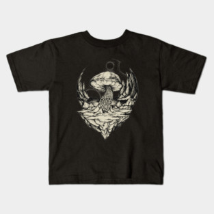Sacred Shroom [dark] Kids T-Shirt