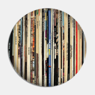 Classic Rock Records Pin
