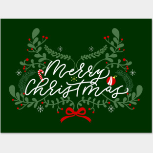 MERRY CHRISTMAS Posters and Art