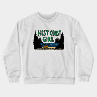 West Coast Girl Crewneck Sweatshirt