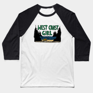 West Coast Girl Baseball T-Shirt