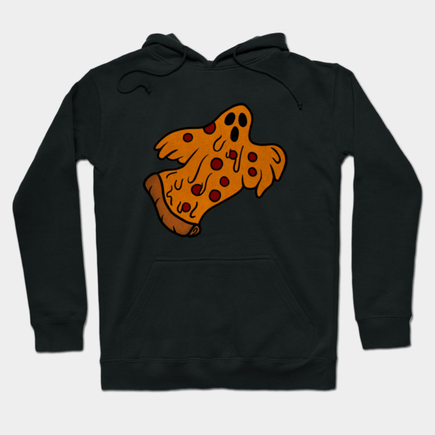 Funny Pizza Halloween Ghost, Scary Pizza Hoodie by logiamerch