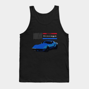 Blue Vette American Vintage Tank Top