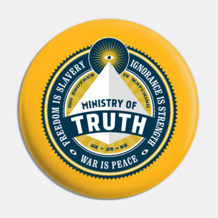 Ministry of Truth Pin