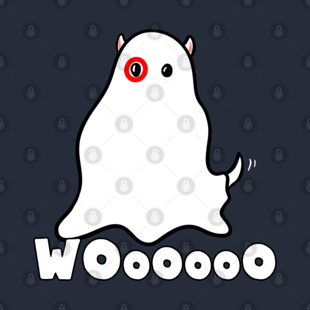 Essential Dog in Ghost Costume WoooOoo by belownormal