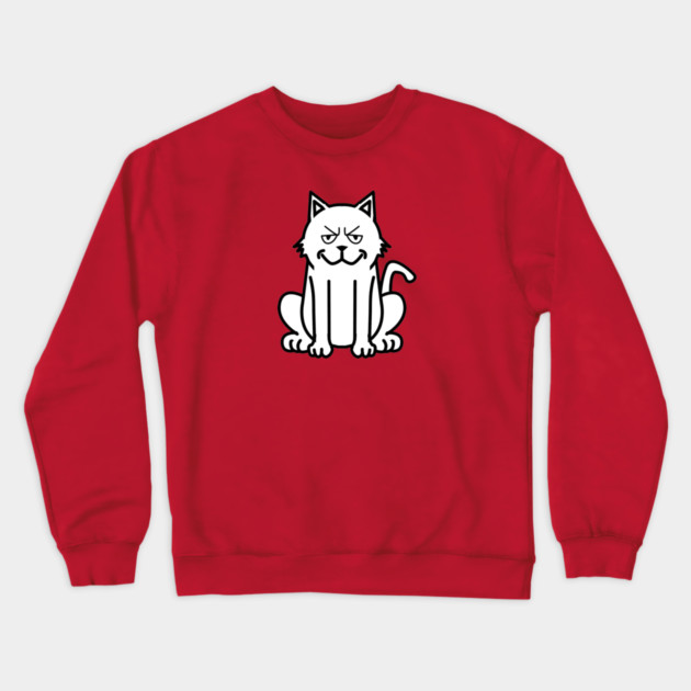 CAT Crewneck Sweatshirt by droidmonkey