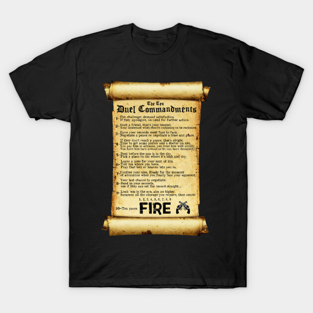 Hamilton Ten Duel Commandments Lyrics Ten Duel Commandments - Main Image