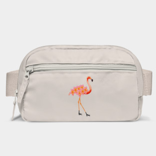 Flamingo Tropical Floral Bag