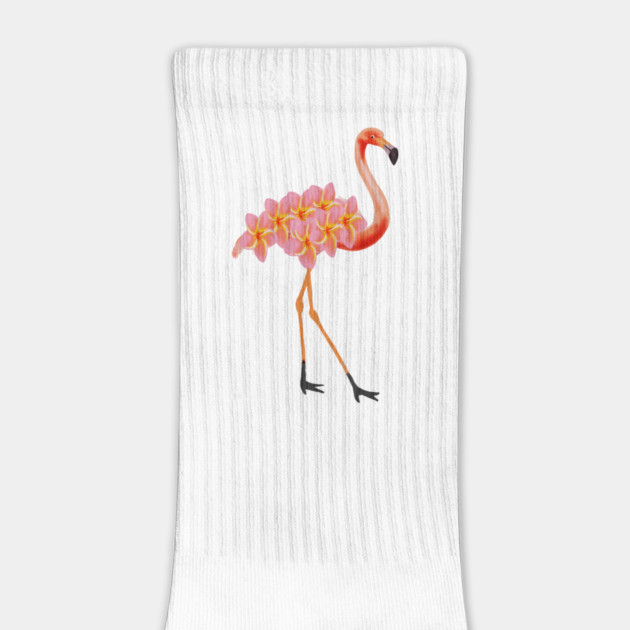 Flamingo Tropical Floral by logiamerch