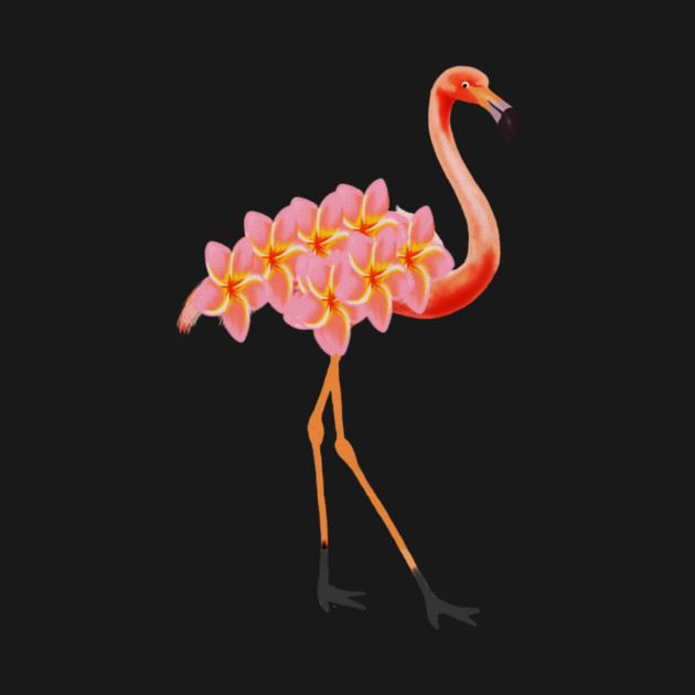 Flamingo Tropical Floral by logiamerch