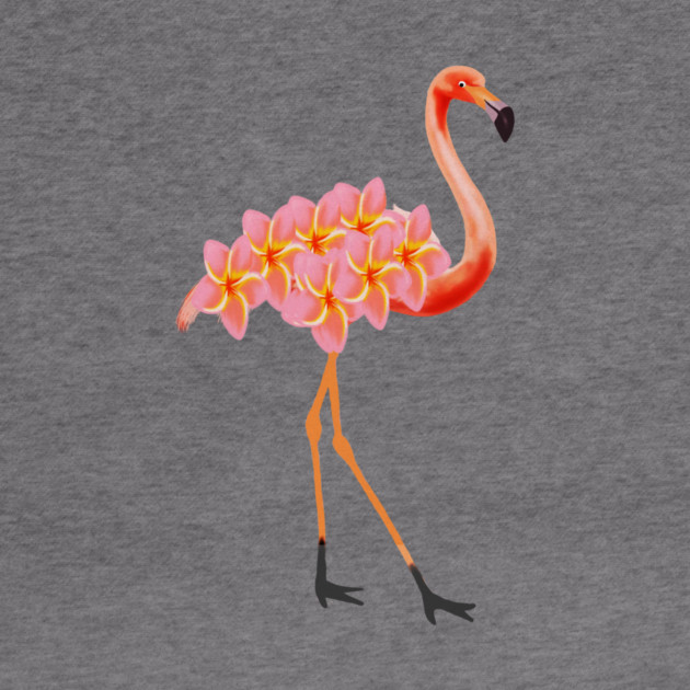 Flamingo Tropical Floral by logiamerch