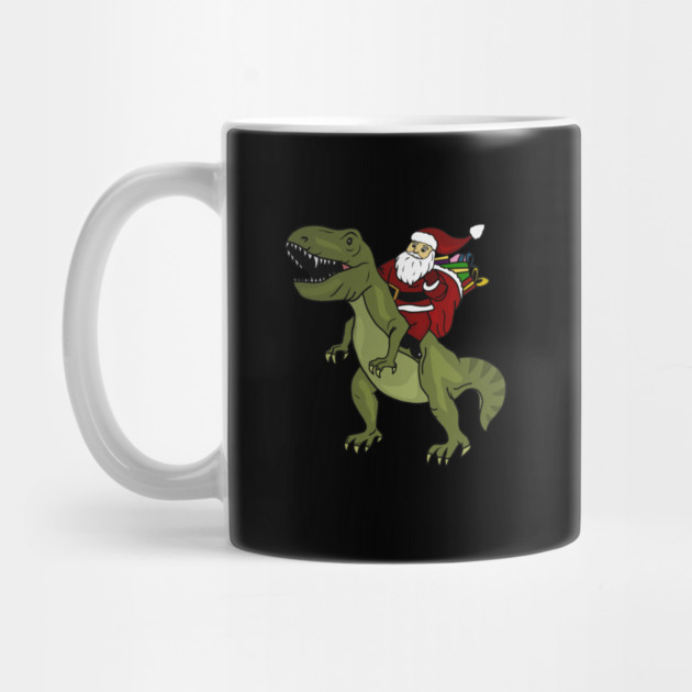 Dinosaur Christmas Gift Xmas T Rex Santa Funny by logiamerch