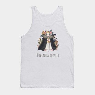 Adorable Royal King Rat Tank Top