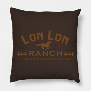 Lon Lon Ranch Logo Pillow