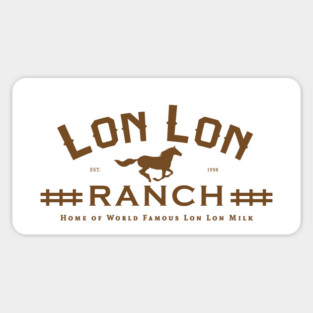 Lon Lon Ranch Logo Sticker