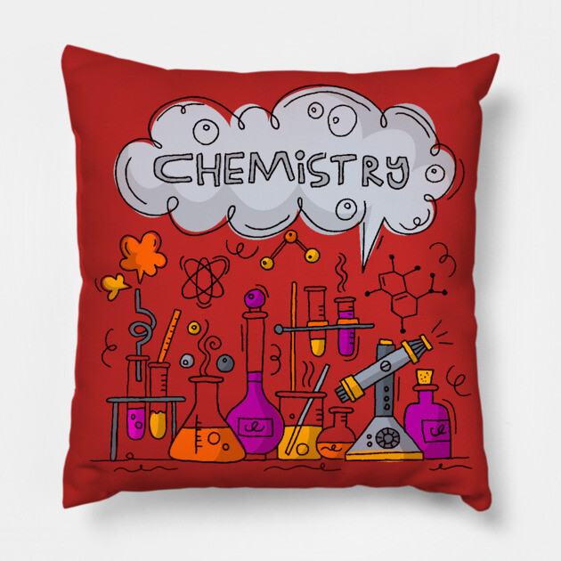 Chemistry Pillow by Mako Design 