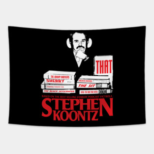 Stephen Koontz - White on Black Tapestry