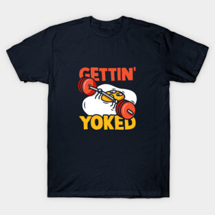 Getting Yoked Bodybuilding Egg T-Shirt