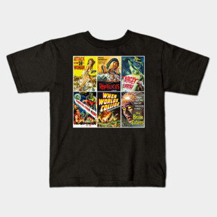 50s Sci-Fi Poster Collection Kids T-Shirt