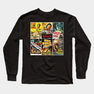 50s Sci-Fi Poster Collection Long Sleeve T-Shirt