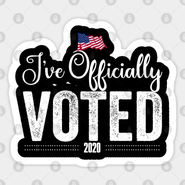 I've Officially Voted 2020 Sticker by belownormal