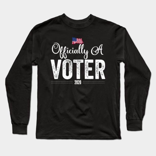 Officially A Voter Long Sleeve T-Shirt by belownormal