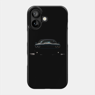 Dodge Challenger Front Headlights Phone Case