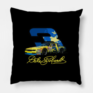 Earnhardt Yellow #3 Car Pillow