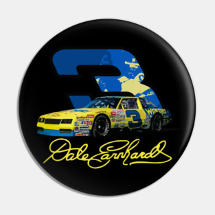 Earnhardt Yellow #3 Car Pin