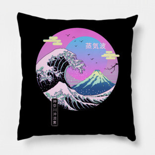 Wave Aesthetics Pillow