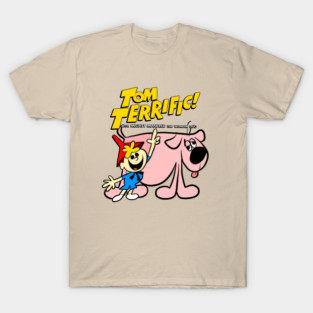 Tom Terrific With Mighty Manfred The Wonder Dog T-Shirt