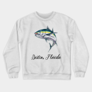 Destin Florida tuna fishing Crewneck Sweatshirt