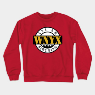 WNYX 585 AM News Radio Crewneck Sweatshirt