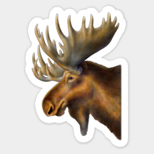 Moose Sticker