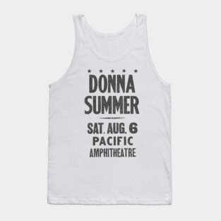 Donna Summer / Retro Fan Design Tank Top