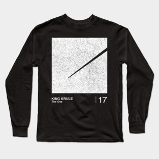 King Krule / Minimalist Graphic Artwork Design Long Sleeve T-Shirt