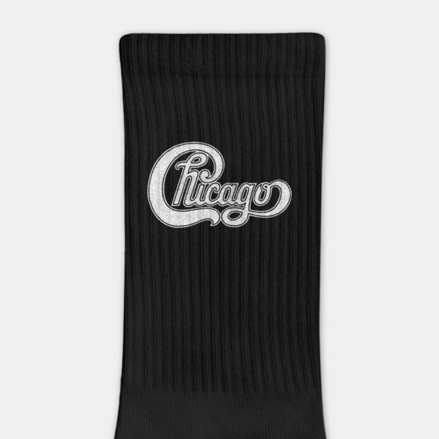 Chicago / Retro Styled Faded Design (White) by CultOfRomance