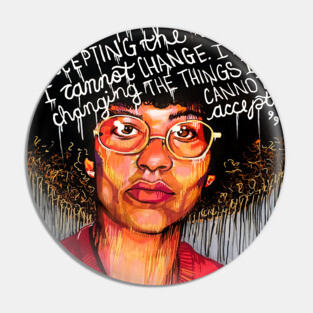 Angela Davis Pin