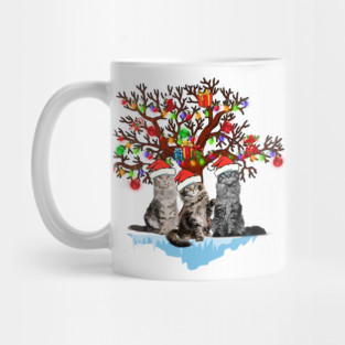 Cats Christmas Tree Mug