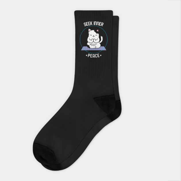 Seek Inner Peace Socks by MCALTees