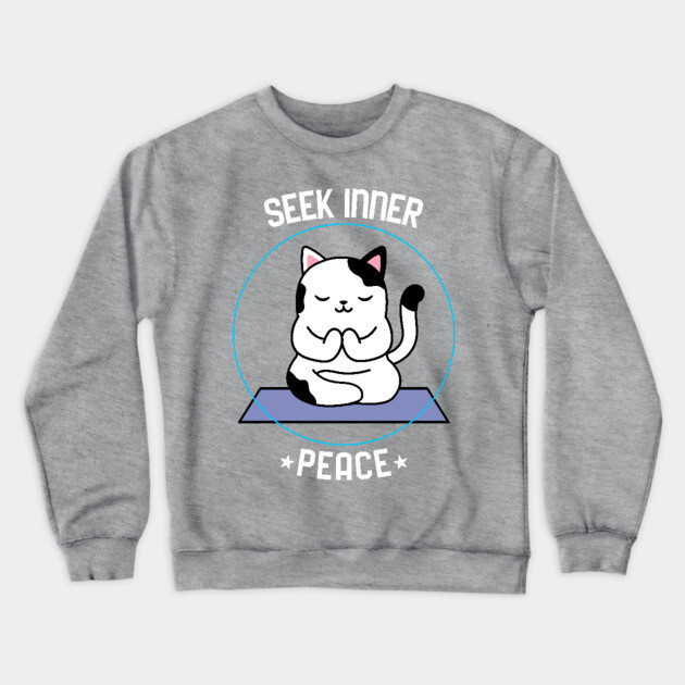 Seek Inner Peace Crewneck Sweatshirt by MCALTees