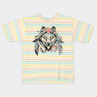 Wolf Spirit Kids T-Shirt