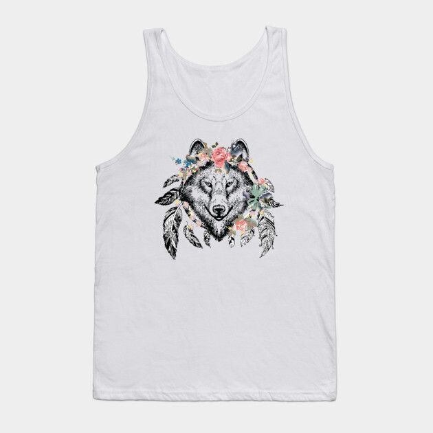Wolf Spirit Tank Top by MCALTees