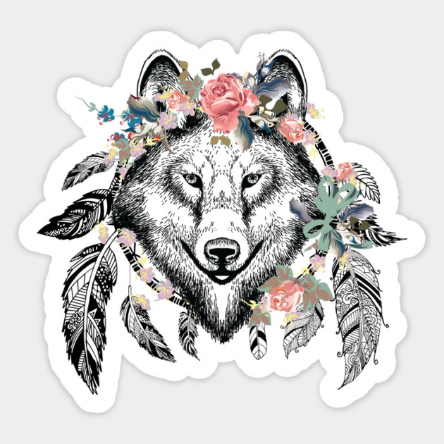 Wolf Spirit Magnet by MCALTees