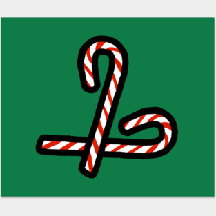 Candy Cane Posters and Art