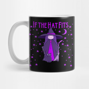 If the Hat Fits Purple Cheeky Witch® Mug