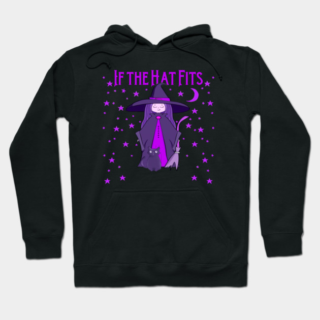 If the Hat Fits Purple Cheeky Witch® Hoodie by Cheeky Witch