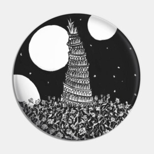 Magic Tower on the Bed of Roses Pin